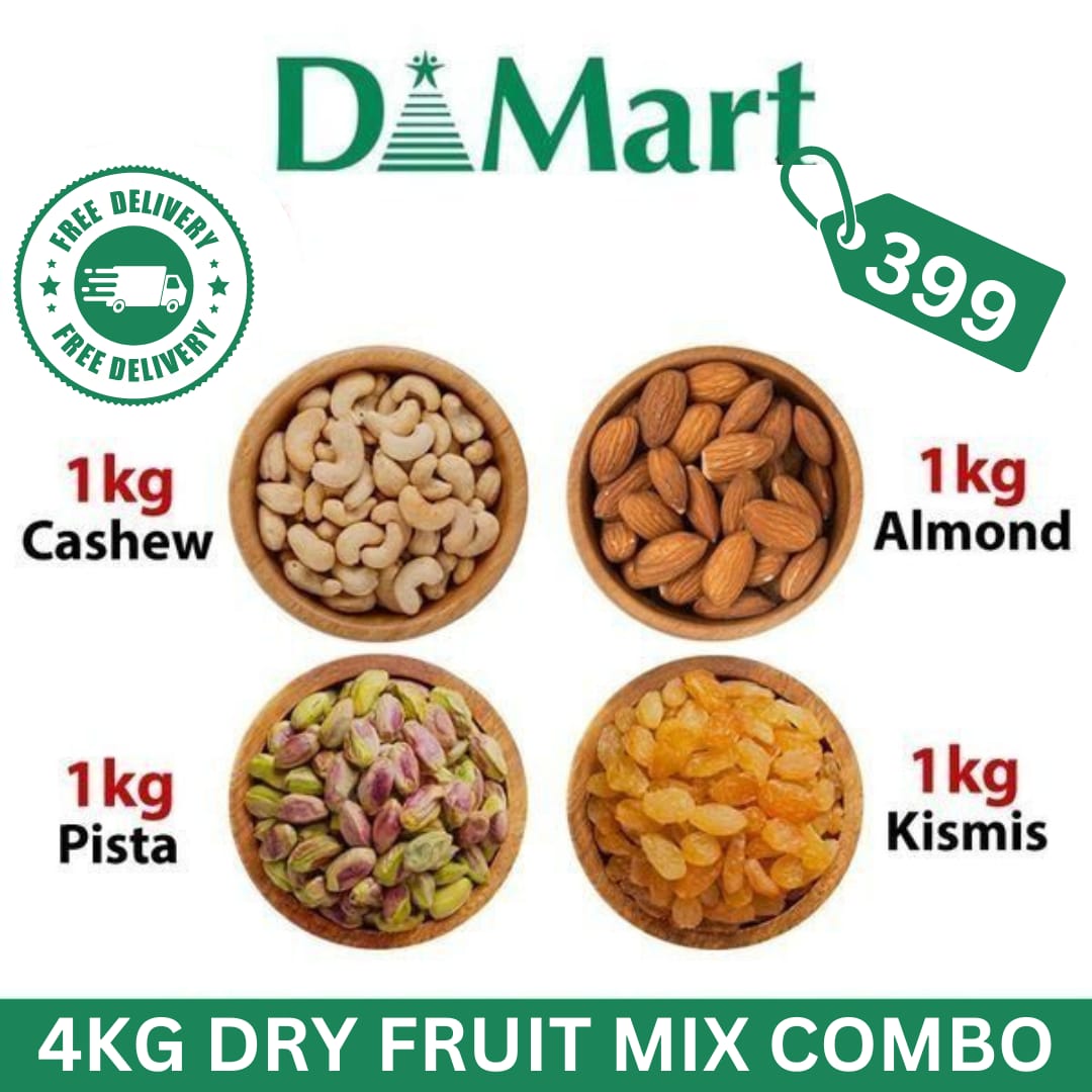 May Offer - Get 4Kg Dry Fruit Mix Combo