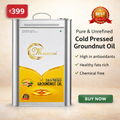 Premium Cold Pressed Peanut Oil 5L – Chemical Free & Rich in Antioxidants